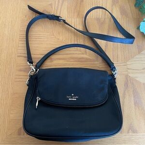 Kate Spade Classic Nylon Black Crossbody Purse